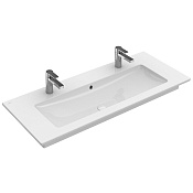 Villeroy & Boch Venticello Раковина, 2 отверстия под смеситель, 120x50 см, цвет: белый 4104CK01