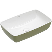 Villeroy & Boch Artis Раковина 58x38,5x13 см, накладная, цвет: Sage Green 417258BCS8