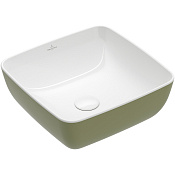 Villeroy & Boch Artis Раковина 41x41x13 см, накладная, цвет: Sage Green 417841BCS8