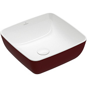 Villeroy & Boch Artis Раковина 41x41x13 см, накладная, цвет: Bordeaux 417841BCS9