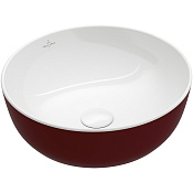 Villeroy & Boch Artis Раковина 43x43x13 см, накладная, цвет: Bordeaux 417943BCS9