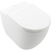 Villeroy & Boch Subway 3.0 Унитаз 37х60х40 см, напольный, TwistFlush, цвет: альп. белый 4671T001