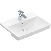 Villeroy & Boch Avento Раковина прямоугольная, 1 отверстие, 55x44 см, цвет: белый 4A065501