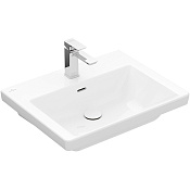 Villeroy & Boch Subway 3.0 Раковина 60х47х16,5 см, 1 отв., подвесная, цвет: альп. белый 4A706001