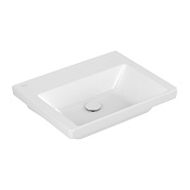 Villeroy & Boch Subway 3.0 Раковина 60х47х16,5 см, без отв., подвесная, цвет: альп. белый 4A706301