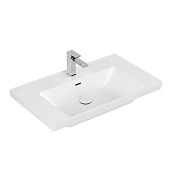 Villeroy & Boch Subway 3.0 Раковина 80х47х16,5 см, 1 отв., подвесная, цвет: альп. белый 4A708001