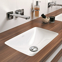 Villeroy & Boch Loop & Friends Раковина прямоугольная, без отв., 45x28 см, цвет: белый 616310R1
