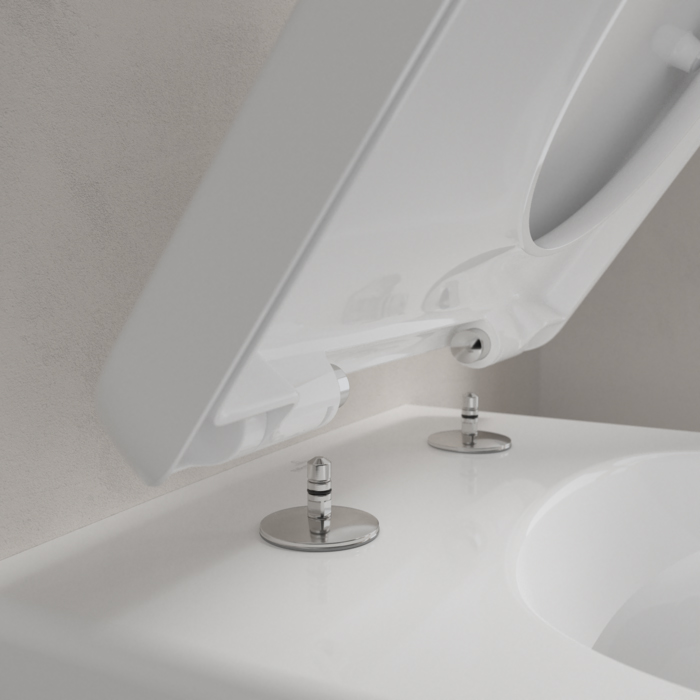Villeroy & Boch Subway 2.0 Сиденье с крышкой для унитаза Comfort, цвет: белый 9M86S101