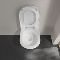 Villeroy & Boch Subway 2.0 Сиденье с крышкой для унитаза Comfort, цвет: белый 9M86S101