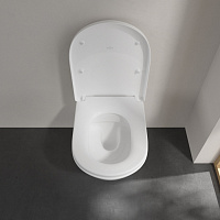 Villeroy & Boch Subway 2.0 Сиденье с крышкой для унитаза Comfort, цвет: белый 9M86S101