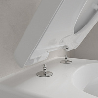Villeroy & Boch Subway 2.0 Сиденье с крышкой для унитаза Comfort, цвет: белый 9M86S101