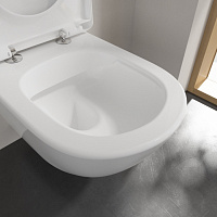 Villeroy & Boch Subway 2.0 Сиденье с крышкой для унитаза Comfort, цвет: белый 9M86S101