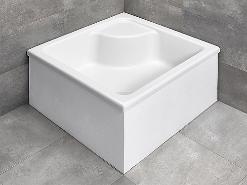 Radaway Naxos C Душевой поддон из акрила, 80х80х41h см, цвет: белый глянцевый SNC8841-28