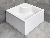 Radaway Naxos C Душевой поддон из акрила, 80х80х41h см, цвет: белый глянцевый SNC8841-28