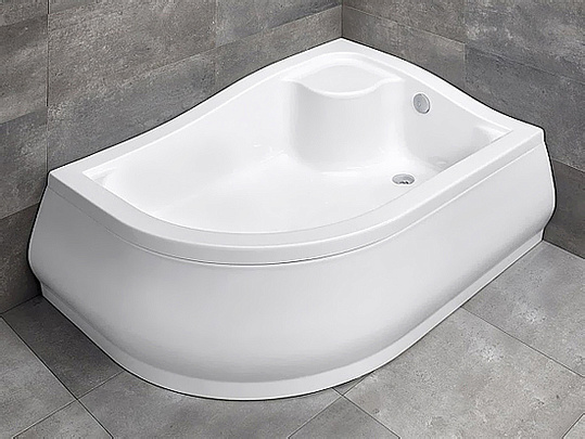 Radaway Korfu E Душевой поддон из акрила, 100х80х48,5h см, цвет: белый глянцевый 4E81400-03R