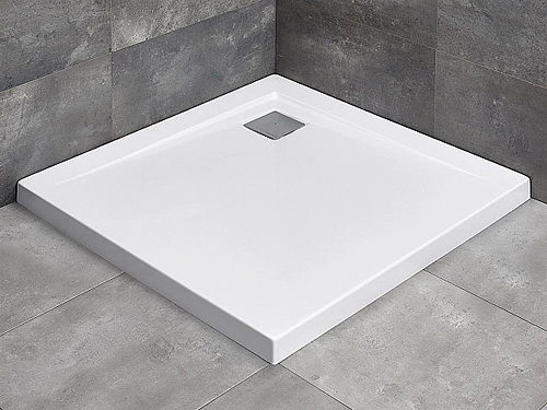 Radaway Argos C Душевой поддон из акрила, 90х90х5,5h см, цвет: белый глянцевый 4AC99-01