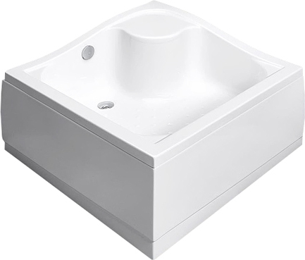 Radaway Korfu C Душевой поддон из акрила, 90х90х48h см, цвет: белый глянцевый 4C99400-03