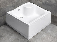 Radaway Korfu C Душевой поддон из акрила, 90х90х48h см, цвет: белый глянцевый 4C99400-03