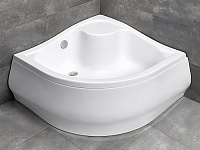 Radaway Korfu A Душевой поддон из акрила, 80х80х48h см, цвет: белый глянцевый 4S88400-03