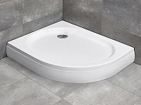 Radaway Patmos E Душевой поддон из акрила, 100х80х15h см, цвет: белый глянцевый 4P81155-03L