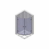 Душевой уголок Radaway Eos PDD 80 прозрачное стекло 37613-01-01N