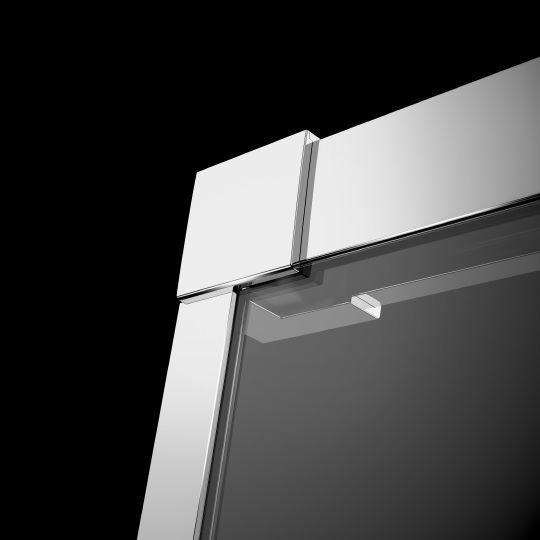 Radaway Idea DWD Душевая дверь, прозрачная 6 мм, Easy Clean 160х200,5h см, цвет: хром глянцевый 387126-01-01