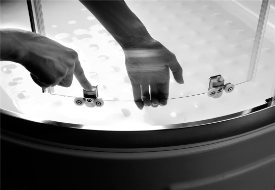 Radaway Premium Plus DWD Душевая дверь в нишу, прозрачная 5 мм, 180х190h см, цвет: хром глянцевый 33373-01-01N