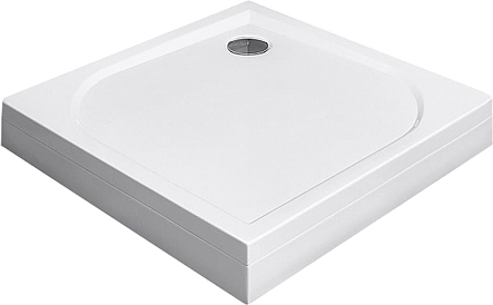 Radaway Delos C Душевой поддон из акрила, 100х100х15,5h см, цвет: белый глянцевый 4C11170-03