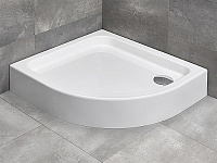 Radaway Siros E Compact Душевой поддон из акрила, 80х90х17h см, цвет: белый глянцевый SBE8917-1L
