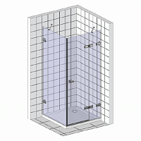 Душевой уголок Radaway Eos KDJ 80x100 прозрачное стекло L 37543-01-01NL