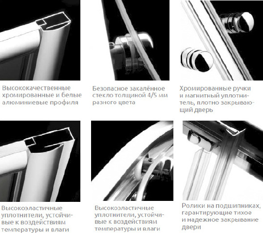 Душевой уголок Radaway Classic A 80x170 прозрачное стекло 30011-01-01