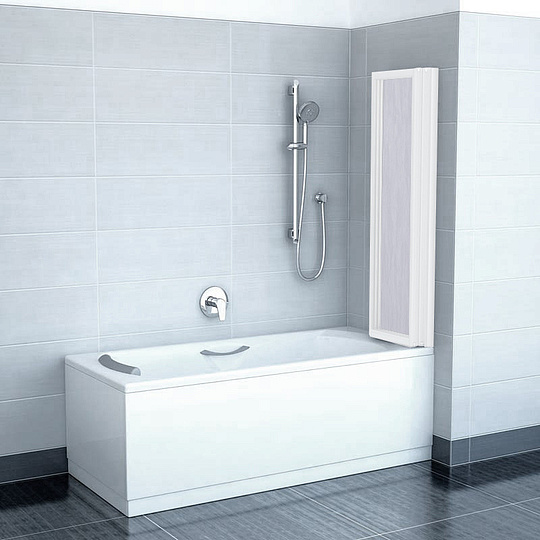 Шторка на ванну Ravak VS3 115 Rain, профиль белый 795S010041