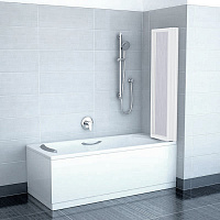 Шторка на ванну Ravak VS3 115 Rain, профиль белый 795S010041