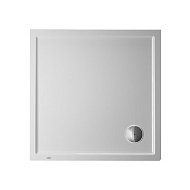 Duravit Starck Slimline Поддон акриловый квадратный 100x100хh5 см, d90, цвет: белый 720116000000000