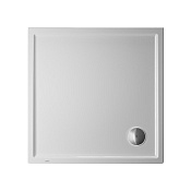 Duravit Starck Slimline Поддон акриловый квадратный 80x80хh4,5 см, d90, цвет: белый 720114000000000