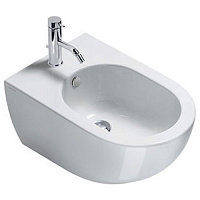 Catalano Sfera Биде подвесное 35x54 см, 1 отв., с переливом, покр. Cataglaze, цвет: белый глянцевый 1BSF5400