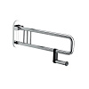 Colombo Design Complementi Поручень для инвалидов 75 см, с держателем для т/б, цвет: chrome B9730.CR