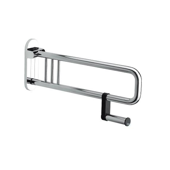 Colombo Design Complementi Поручень для инвалидов 75 см, с держателем для т/б, цвет: chrome B9730.CR