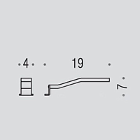 Colombo Design Gallery Светильник для зеркала, цвет: хром B1461