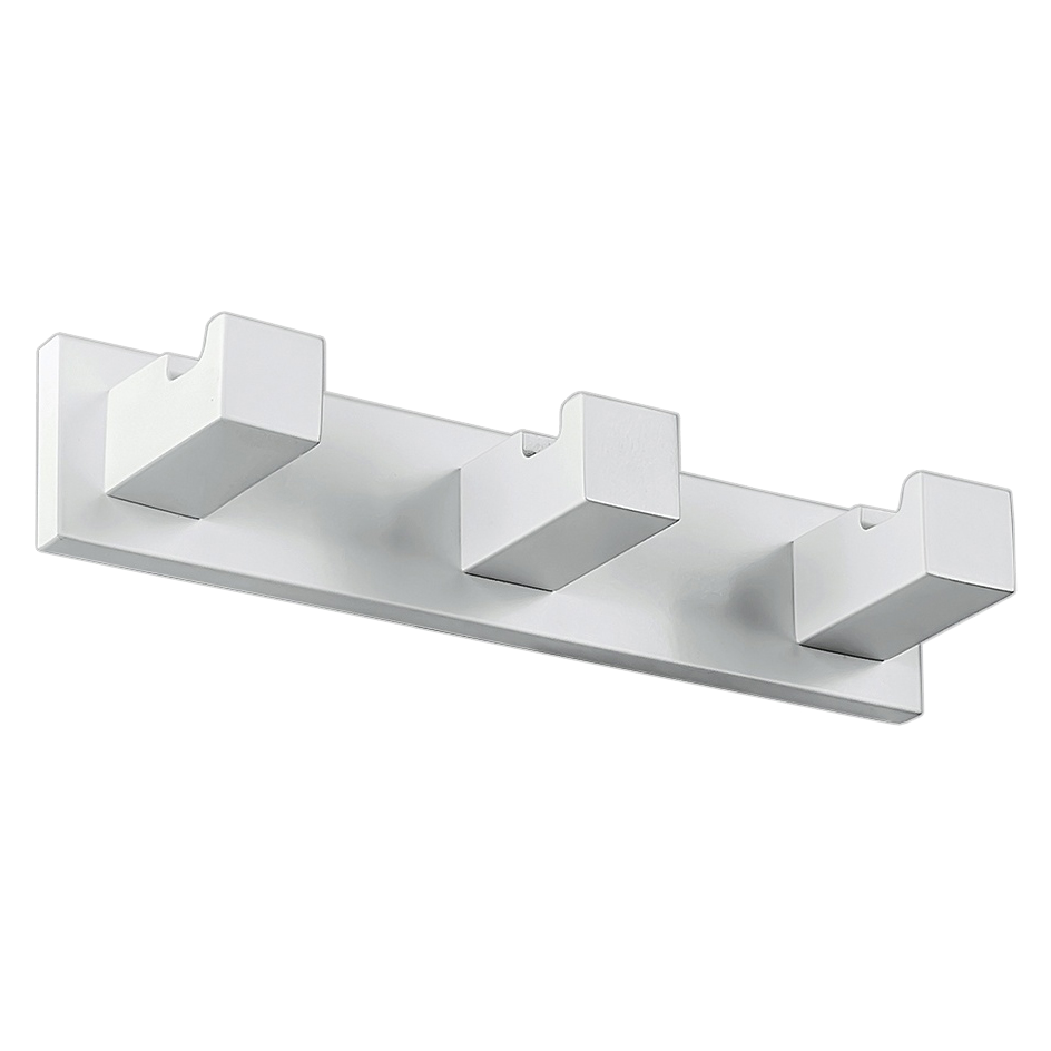 Colombo Design Look Крючок для полотенец, подвесной, тройной, цвет: matt white BLC37.BM