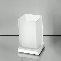 Colombo Design Look Стакан настольный, матовое стекло, латунь, цвет: matt white B1641.BM-VAN