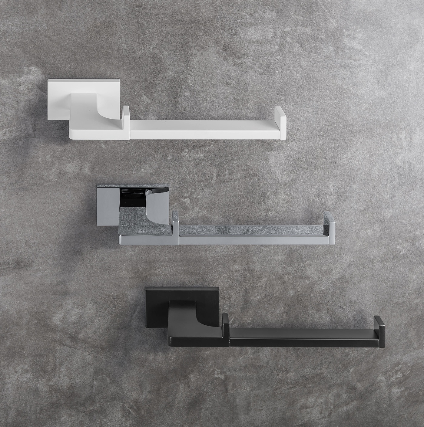 Colombo Design Look Держатель туалетной бумаги подвесной, открытый, цвет: matt white B1608.BM