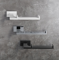 Colombo Design Look Держатель туалетной бумаги подвесной, открытый, цвет: matt white B1608.BM