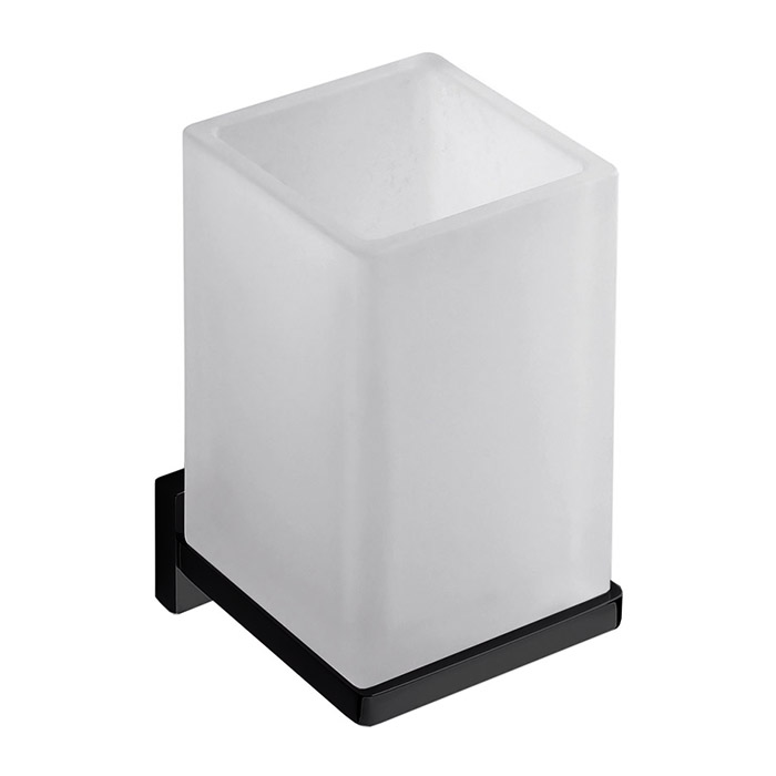 Colombo Design Look Стакан подвесной, матовое стекло, латунь, цвет: matt black B1602.NM-VAN