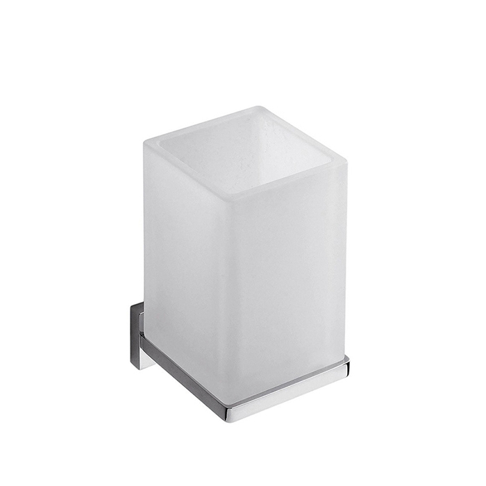 Colombo Design Look Стакан подвесной, матовое стекло, латунь, цвет: chrome B1602.RRO