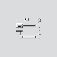 Colombo Design Look Держатель туалетной бумаги, подвесной, цвет: vintage B1608.VL