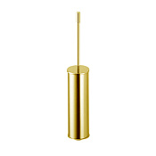 Colombo Design Plus Ершик для унитаза, напольный, с латуневой колбой, цвет: matt gold W4961.OM