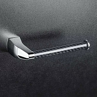 Colombo Design Road Держатель туалетной бумаги, подвесной, цвет: хром/карбон B8008.CRQ