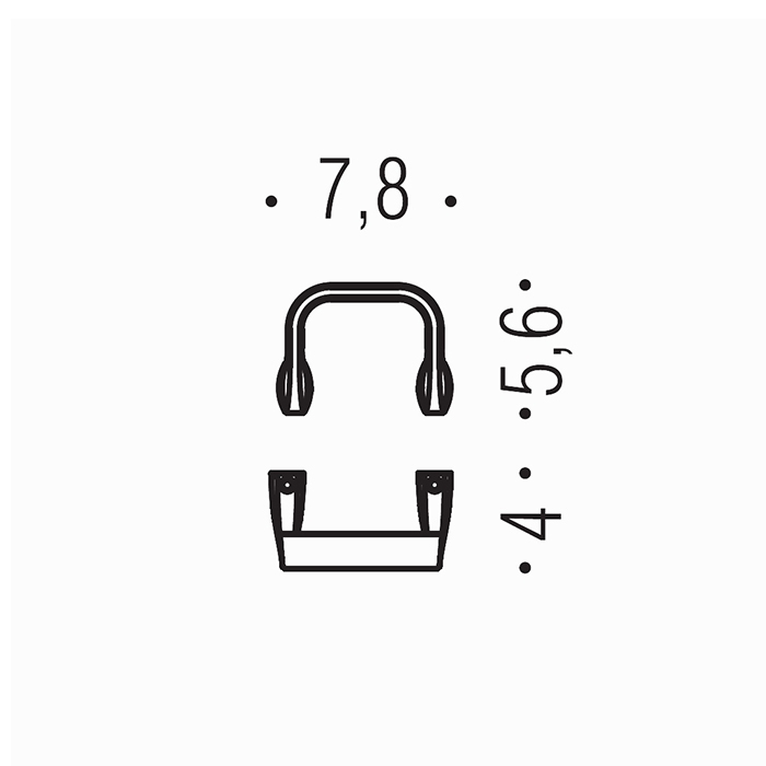 Colombo Design Trenta Крючок для полотенец, подвесной, цвет: matt black BPT27.NM