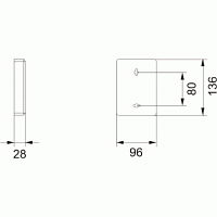 Keuco Plan Диспенсер гигиенических пакетов 13,6х2,8хh9,6 см, цвет: хром 49760 10000